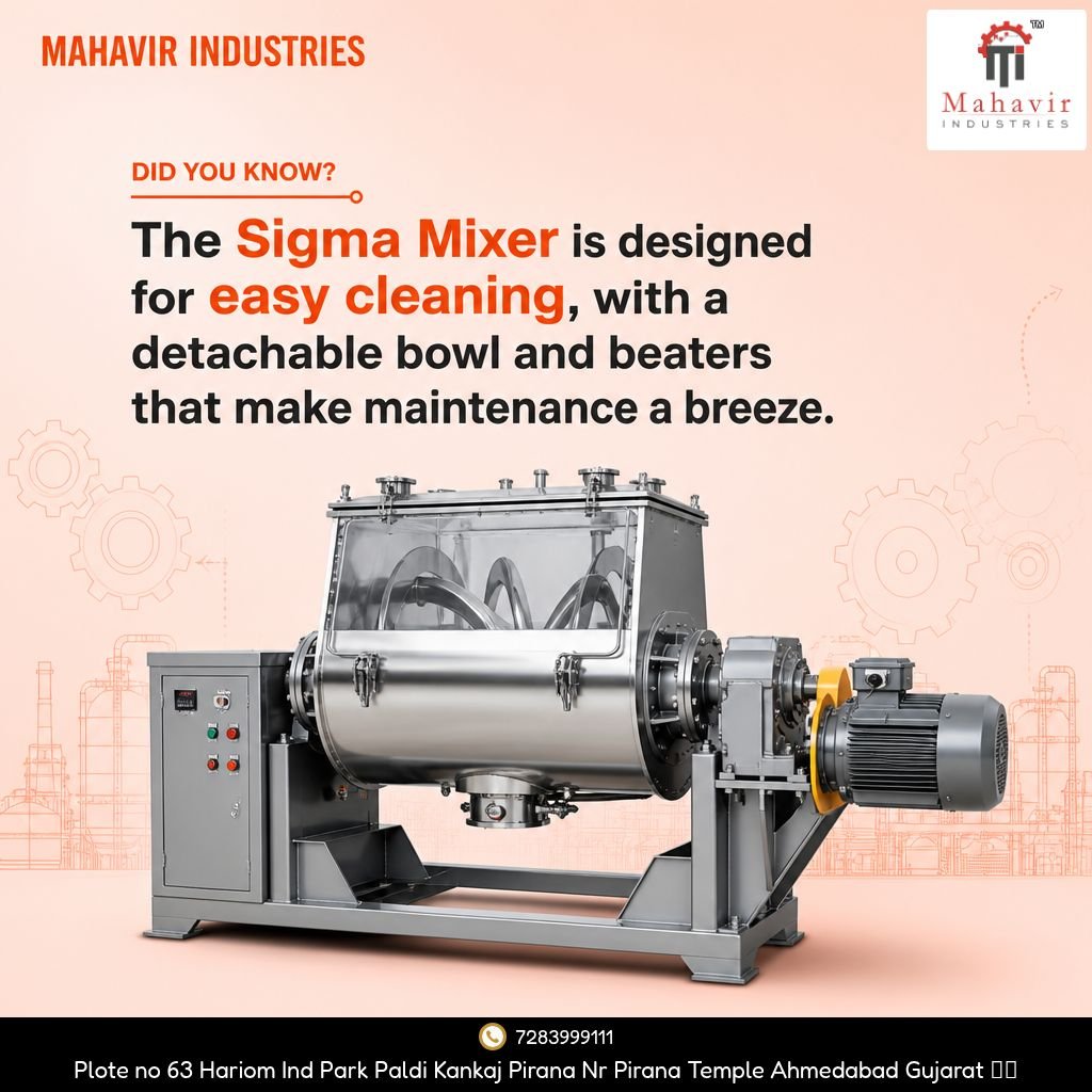 Why Easy Maintenance in a Sigma Mixer Is Crucial for High-Viscosity Production